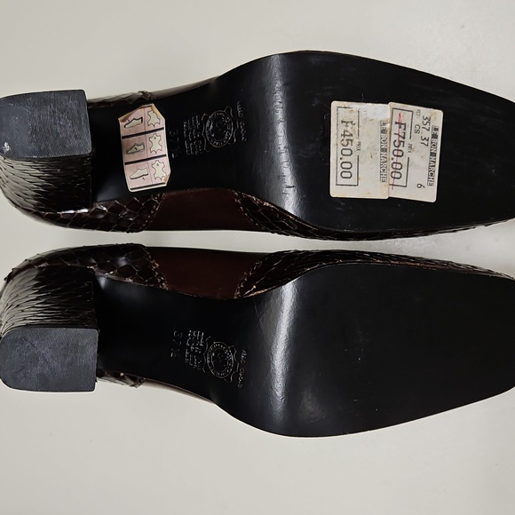 NWT Rodolphe Menudier Vero Cuoio Heels - Picture 8 of 11